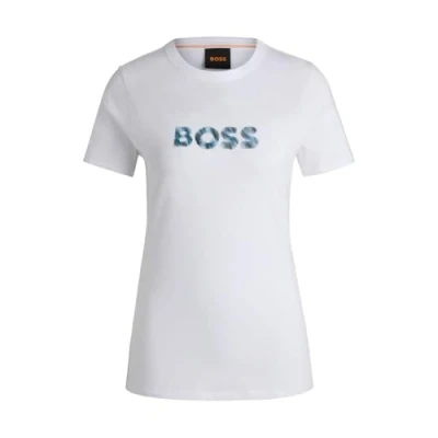 Image of BOSS Women&#039;s T Shirt, White100, M