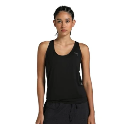 Image of Puma MOVE TANK Regular Length Top, Women&#039;s, Size: 3XL, Black