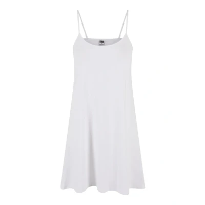 Image of Urban Classics Stretch Hanger Jersey dress, Women&#039;s, Size: Medium, White