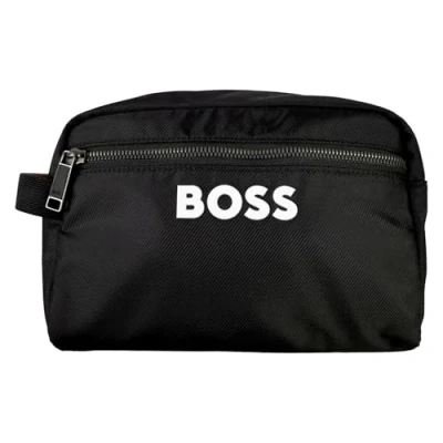 Image of BOSS Catch 3.0 Washbag Wash bag, Men&#039;s, Size: One Size, Black