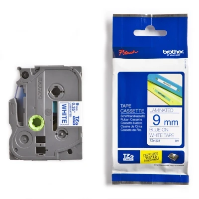 Image of Brother TZe 461 Labelling Tape Cassette, 36 mm (W) x 8 m (L), Laminated, Genuine Supplies Black on Red