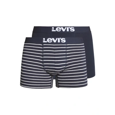 Image of Levi&#039;s MEN Dystopian Boxer Brief 2 PACK Pants, Men&#039;s, Size: Small, Navy combo