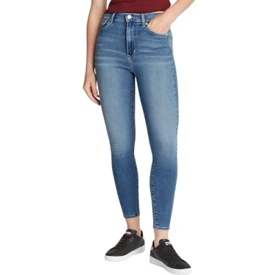 Image of Tommy Jeans Women’s Sylvia Skinny Fit High Waist Jeans, Denim (Denim Medium), 29W / 30L
