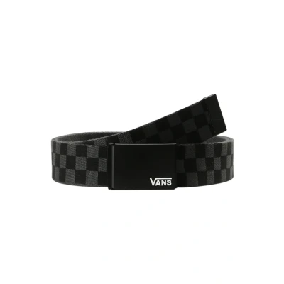 Image of Vans MN Deppster II WEB BELT Belt, Men&#039;s, Size: One Size, Black/charcoal