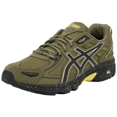 Image of Asics Sportstyle GEL Venture 6 Unisex Trainers, Size: 6, Mantle green/black shoes