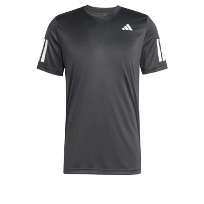 Image of adidas Performance CLUB 3 Stripes TEE Sports Tshirt, Men&#039;s, Size: XS, Black