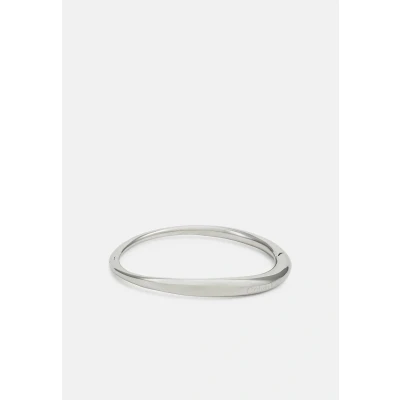 Image of Calvin Klein Women&#039;s ELONGATED DROPS Collection Bangle Bracelet in Stainless Steel, One Size, No Gemstone