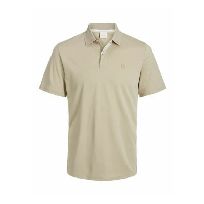 Image of Jack &amp; Jones Rodney Polo Shirt Men L, Beige, L