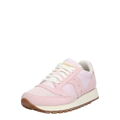 Image of Saucony JAZZ Original Vintage Trainers, Women&#039;s, Size: 8, Pink Leather and textile