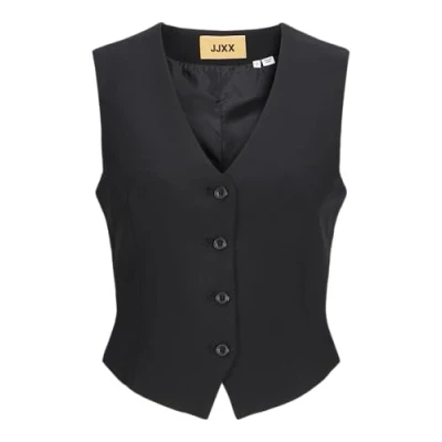 Image of JJXX Ellis Waistcoat, Women&#039;s, Size: XS, Black