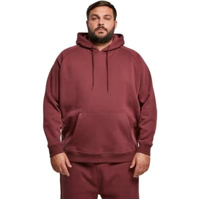 Image of Urban Classics Blank Hoodie, Men&#039;s, Size: 3XL, Cherry
