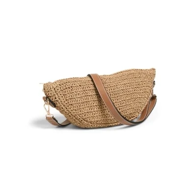 Image of Pieces Pcamanda Summer Bumbag Across body bag, Women&#039;s, Size: One Size, Nature/cognac