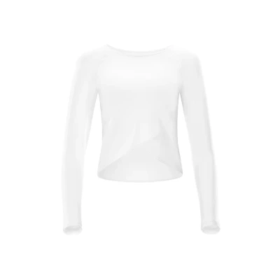 Image of Winshape Functional Light AND SOFT Cropped AET131LS Long sleeved top, Women&#039;s, Size: XXL, Ivory