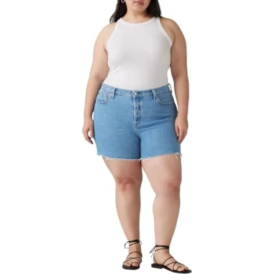 Image of Levi&#039;s Women&#039;s Plus Size 501 High Rise Shorts, Multiple Choice Shor, 20