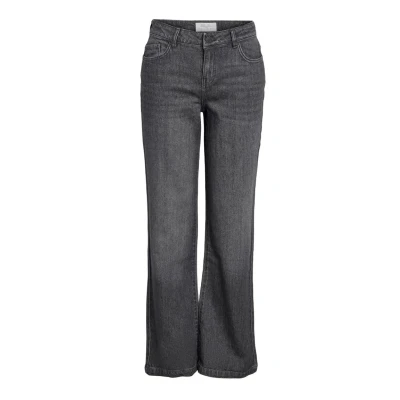 Image of Noisy May Nmnila WIDE Relaxed fit jeans, Women&#039;s, Size: 32x30, Dark grey denim
