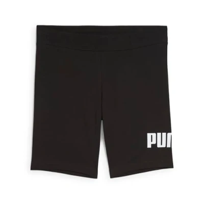 Image of Puma LOGO Short Leggings Leggings, Women&#039;s, Size: XL, Black