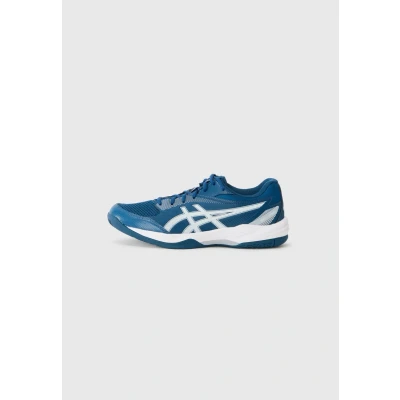 Image of Asics GEL TASK 4 Handball shoes, Men&#039;s, Size: 11.5, Mako blue/white shoes
