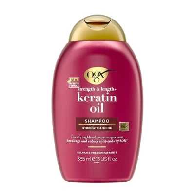 Image of OGX Anti Breakage+ Keratin Oil Shampoo 385ml