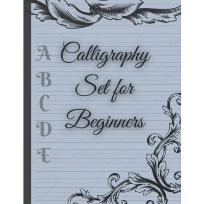 Image of Calligraphy Set for Beginners: Practice Paper Hand Lettering Workbook 120 Sheet, 8.5 x 11 Inches