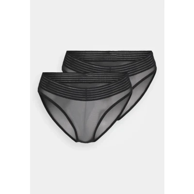 Image of Triumph Tempting Highleg 2 PACK Briefs, Women&#039;s, Size: XS, Black