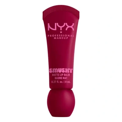 Image of NYX PROFESSIONAL MAKEUP Tinted Lip Balm Enriched with mochi rice powder and nourishing ceramide Blurred Matte finish Smushy Shade: SOFT SMILE