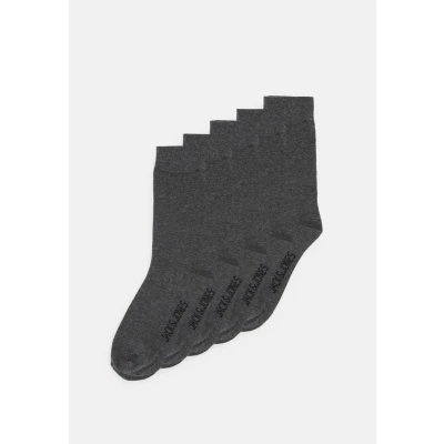 Image of Jack &amp; Jones Jacjens SOCK 5 PACK Socks, Men&#039;s, Size: One Size, Dark grey