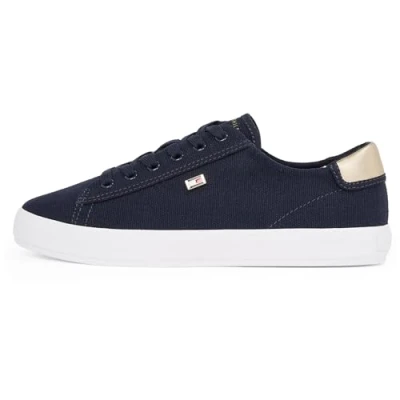 Image of Tommy Hilfiger Trainers, Women&#039;s, Size: 5, Blue Textile