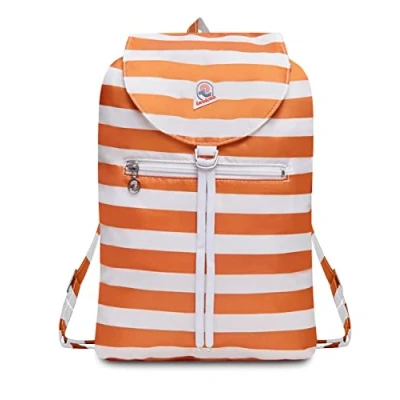 Image of Invicta Unisex Minisac Next Vintage Backpack (pack of 1), Orange, One Size, casual