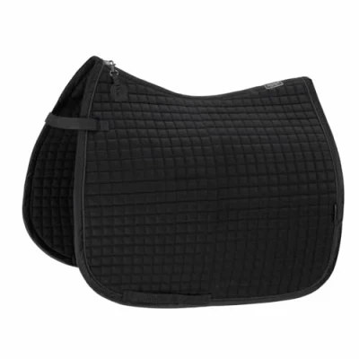 Image of Eskadron Saddle Cloth Cotton Black Platinum 2025, Size: VS