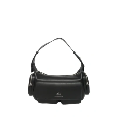 Image of Armani Exchange Medium Shoulder BAG Handbag, Women&#039;s, Size: One Size, Nero