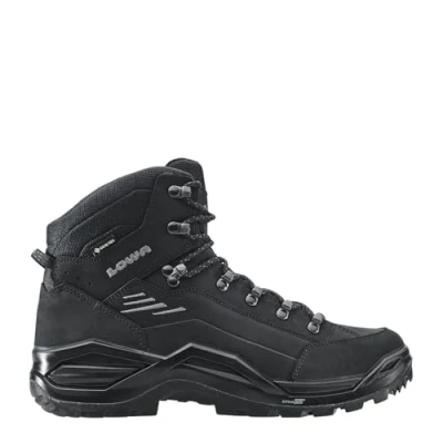 Image of Lowa Renegade EVO MID Hiking shoes, Men&#039;s, Size: 6.5, Tiefschwarz Nubuck/textile