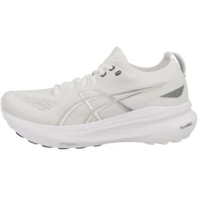 Image of Asics Gelkayano 31 Road running shoes, Men&#039;s, Size: 8, White/concrete Textile/synthetics