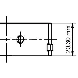 Image of Conrod Bearing Set KOLBENSCHMIDT 77268620