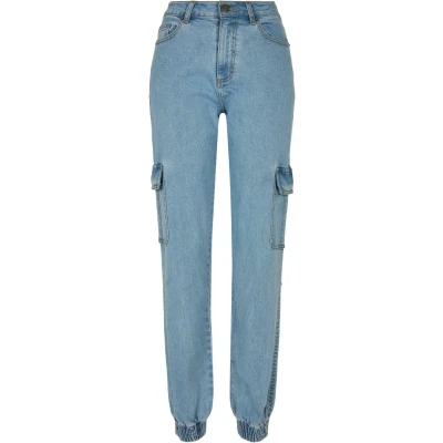 Image of Urban Classics Relaxed fit jeans, Women&#039;s, Size: 28x28, Clearblue bleached