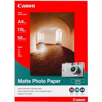Image of Canon MP 101 170gsm A4 matte photo paper (50 sheets)