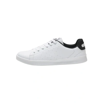 Image of Hummel Busan Trainers, Size: 3.5, White black Synthetics