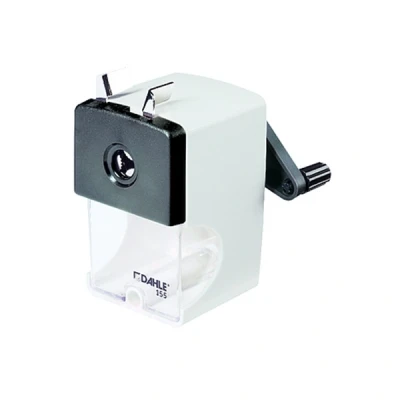 Image of Dahle Pencil Sharpener 155, 12 mm Diameter, Automatic Point Stop, Grey
