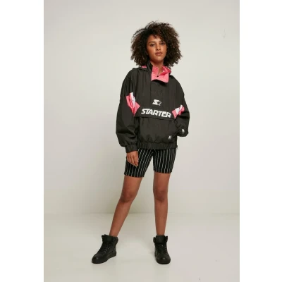 Image of Starter Windbreaker, Women&#039;s, Size: Small, Black /pink