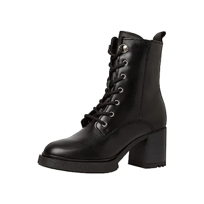 Image of Tamaris Platform ankle boots, Women&#039;s, Size: 7.5, Black Leather