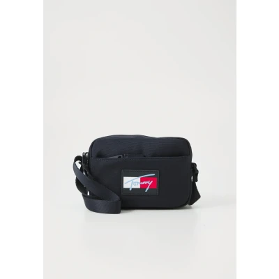 Image of Tommy Hilfiger Script FLAG Crossover bag Unisex Across body for kids, Size: One Size, Space blue