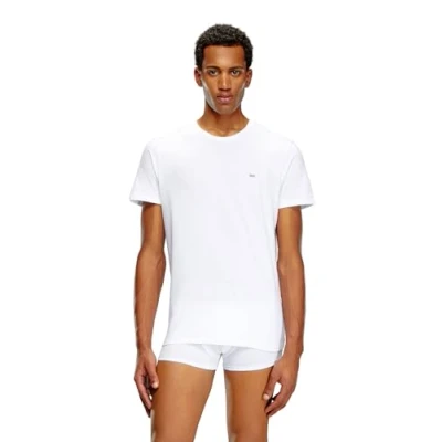 Image of Diesel 3 PACK Undershirt, Men&#039;s, Size: XS, White