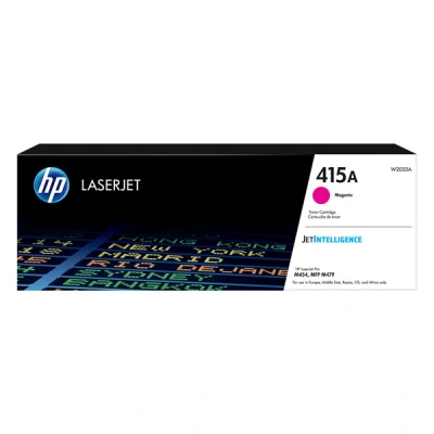 Image of HP W2033A 415A Original LaserJet Toner Cartridge, Magenta, Single Pack, Standard