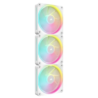 Image of CORSAIR iCUE Link LX120 RGB 120 mm PWM Fans Starter Kit, White, White
