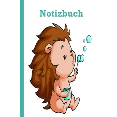 Image of Igel Notizbuch: Notizbuch, breites liniertes, liniertes Papier Notizbuch für Schule, Studenten, Geschenk Kinder, Jungen, Mädchen, Teenager, Liebhaber
