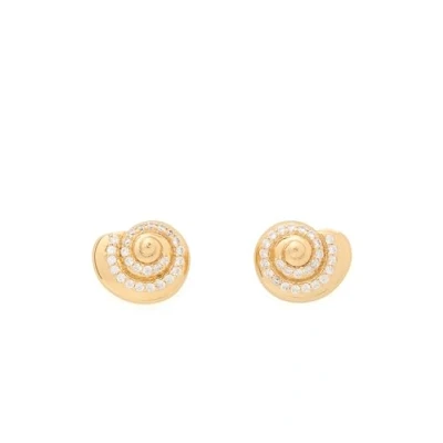 Image of kate spade new york OUT OF Office STUD Earrings clear/goldcoloured, Women&#039;s, Size: One Size, Clear/gold/coloured