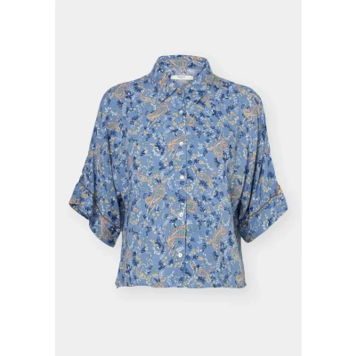 Image of Pepe Jeans MERY Buttondown blouse, Women&#039;s, Size: XS, Sea blue