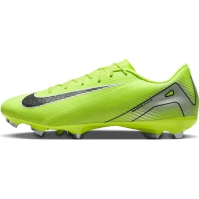 Image of Nike Men&#039;s Zoom Vapor 16 Academy Fg/Mg Football Shoe, Volt/Black, 6.5 UK, Volt Black, UK