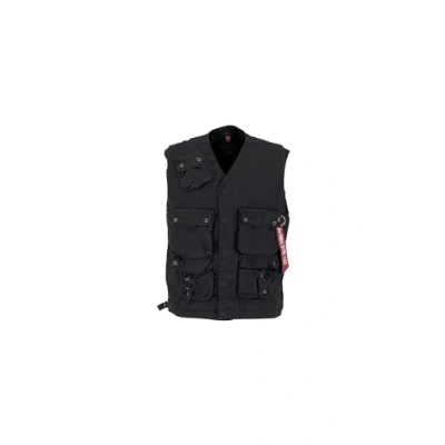 Image of Alpha Industries Waistcoat, Men&#039;s, Size: Large, Black