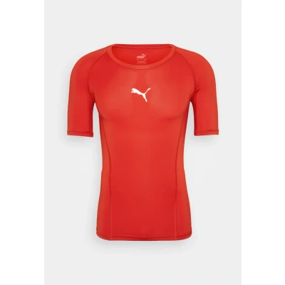 Image of Puma LIGA Baselayer TEE Undershirt, Men&#039;s, Size: XL, Red