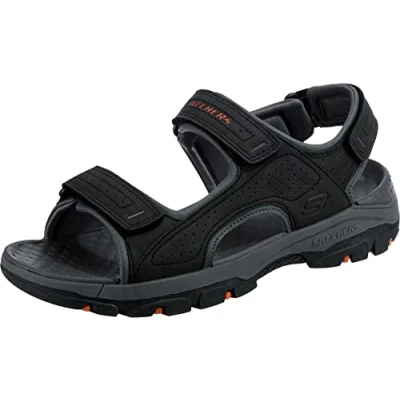 Image of Skechers Tresmen Walking sandals, Men&#039;s, Size: 475, Black shoes